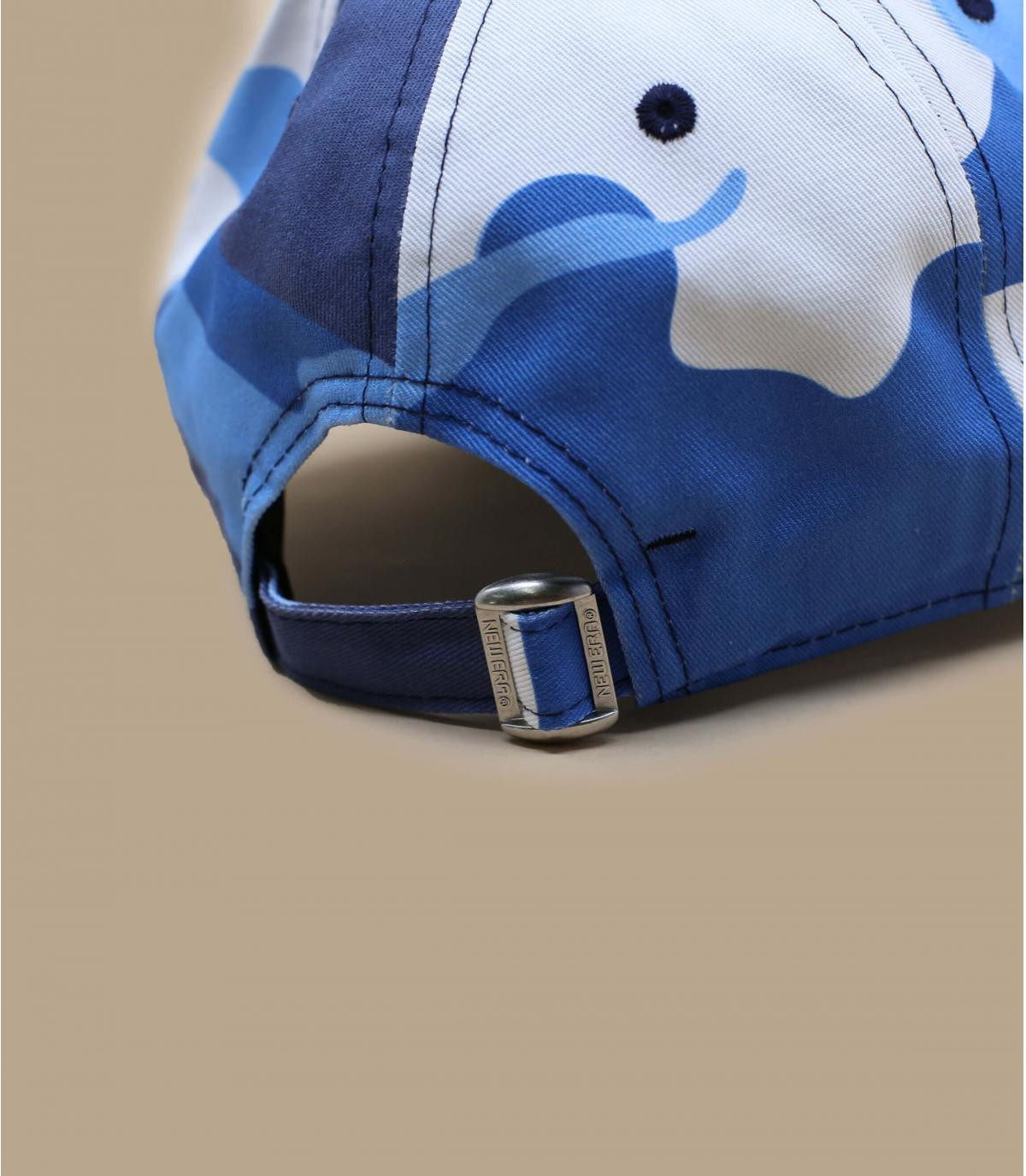 New Era casquette enfant camo bleu